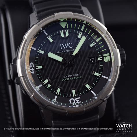 pre owned iwc aquatimer|used iwc aquatimer for sale.